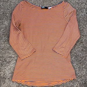 BDG urban outfitters striped 3/4 sleeve